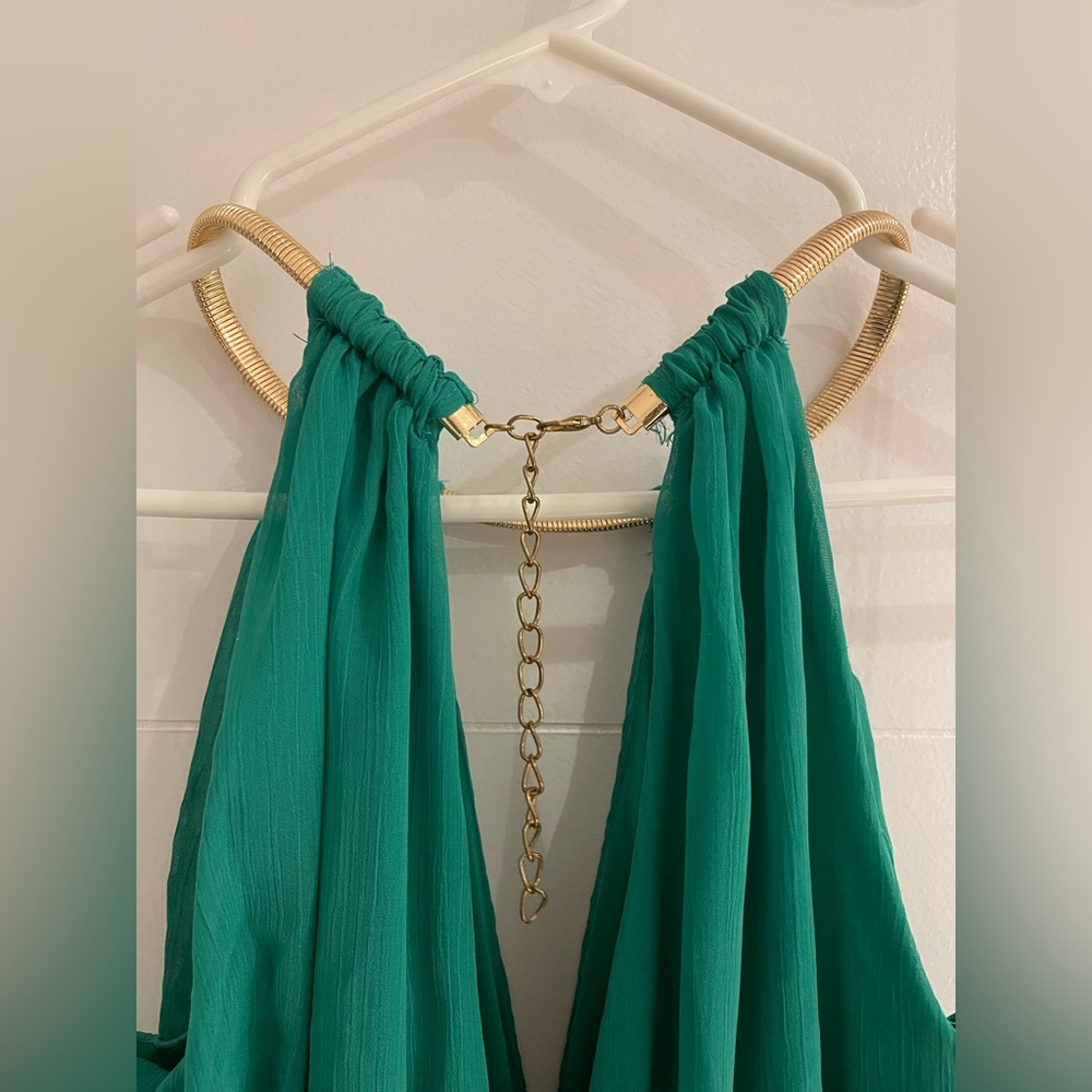 Lulus Green Maxi Dress - Small - Picture 3 of 8
